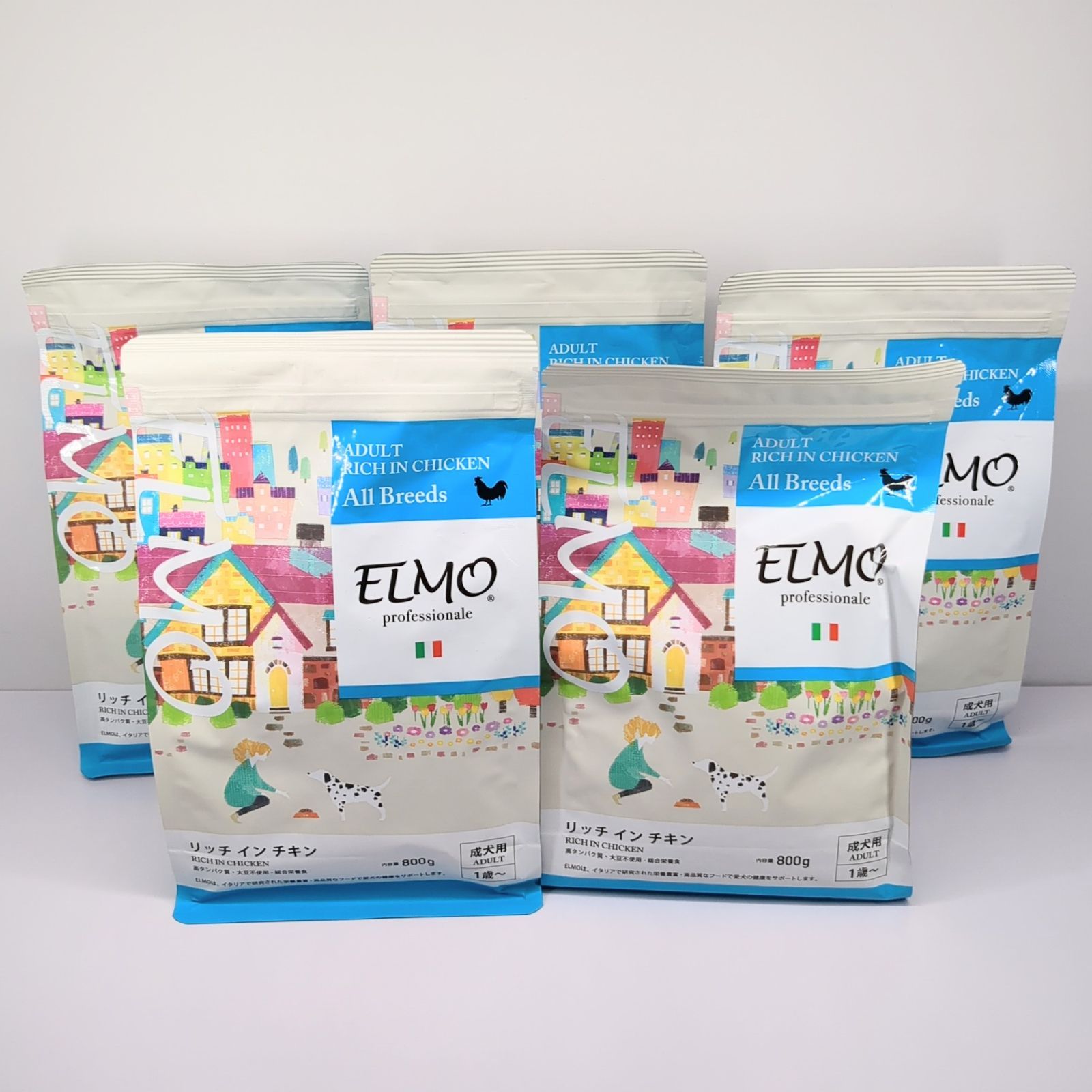 ドックフード エルモ パピーリッチインチキン3キロ➕800g ELMO