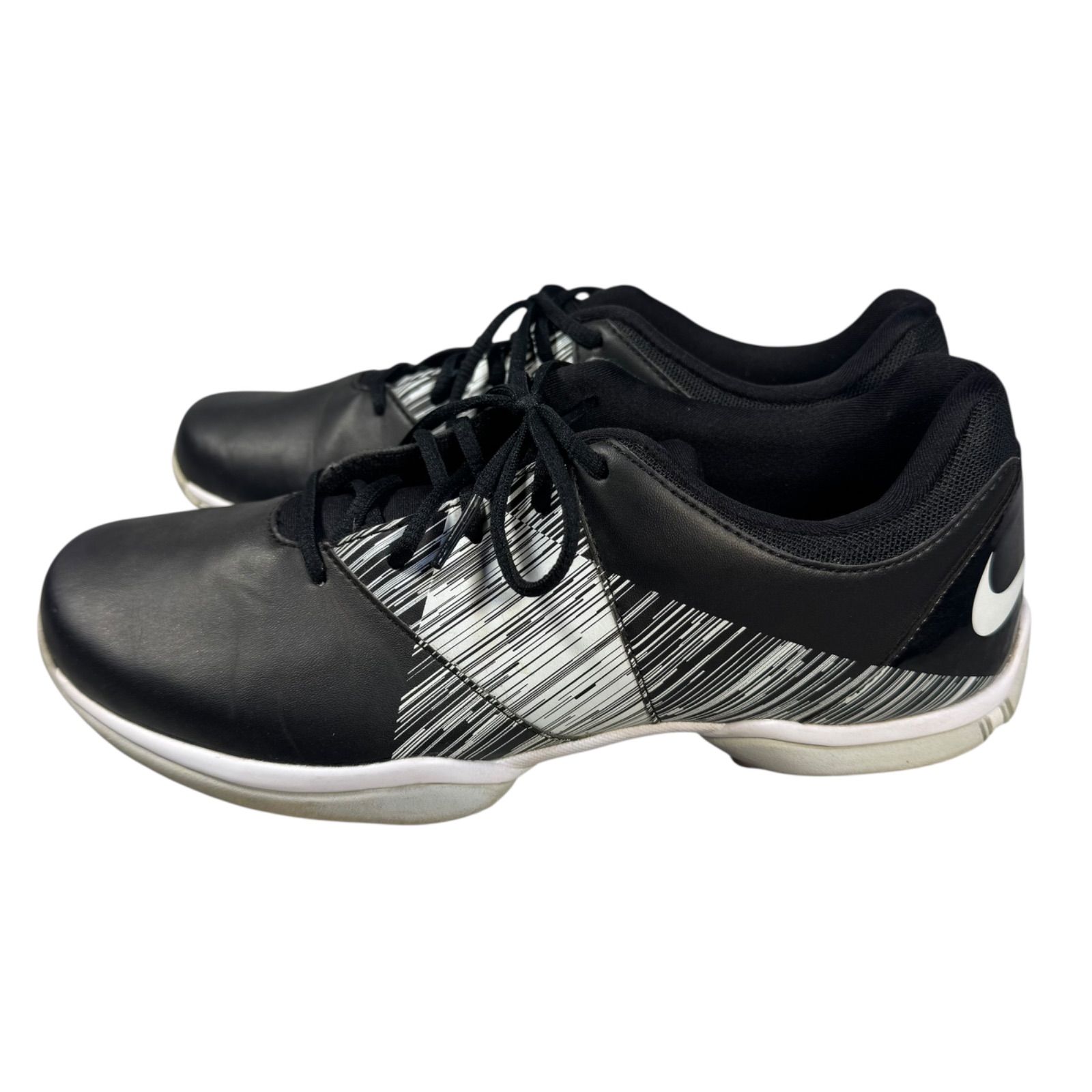 日本未発売 Nike ゴルフシューズ ブラック/ホワイト 23.5 NIKE (ナイキ) スパイクレスゴルフシューズ ホワイト×ブラック