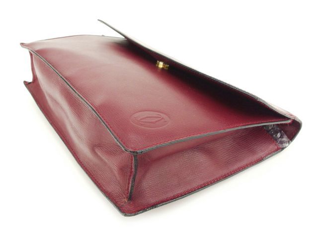 カルティエ クラッチバッグ セカンドバッグ マストライン ボルドー