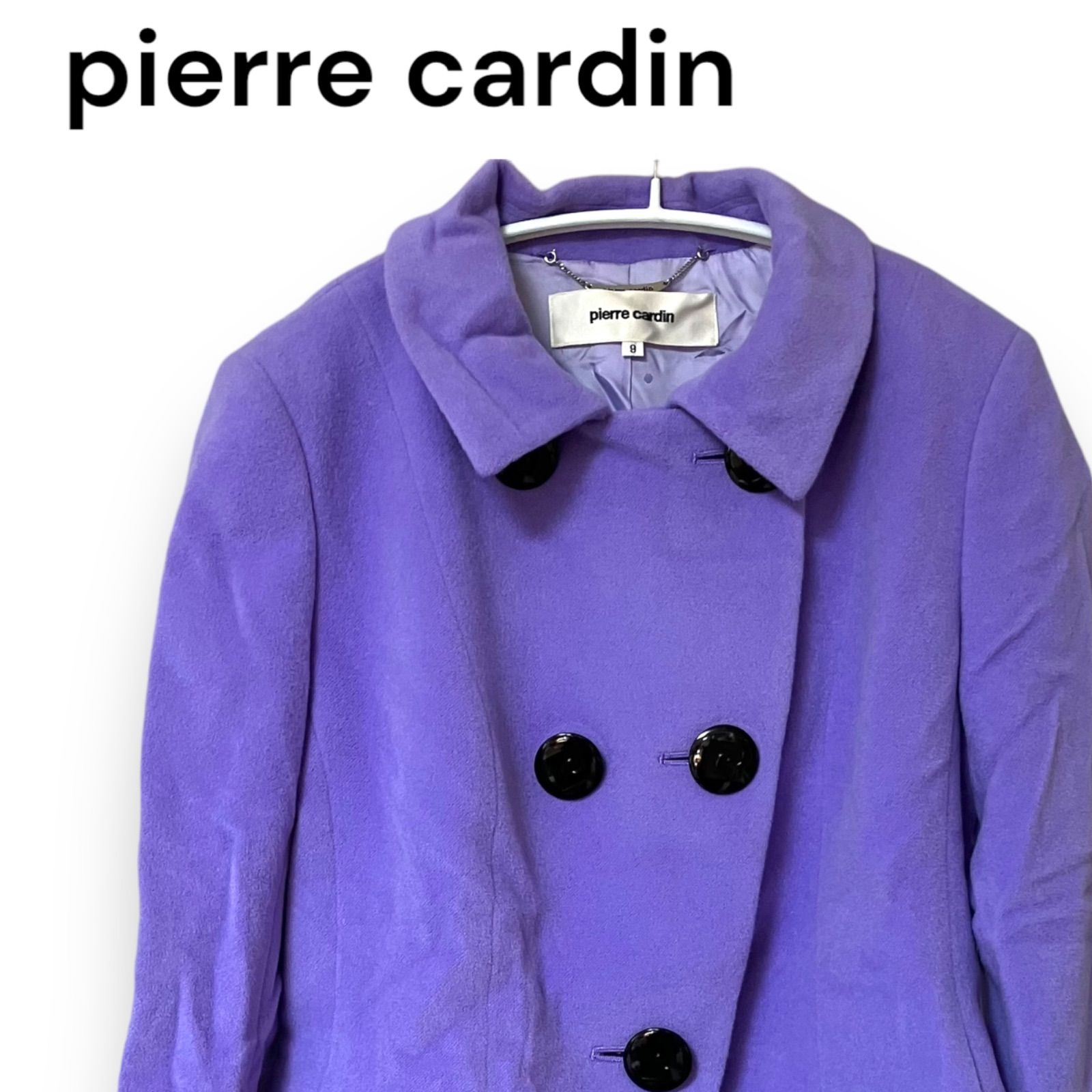 ★夏ジャケ　￥8900　Pierre Cardin ピエール・カルダン 縦縞ストライプ 脇下すぐの身幅54cm 着丈73cm　訳あり　未使用 pierre cardin(ピエールカルダン) アンゴラ混 ジャケット アウター