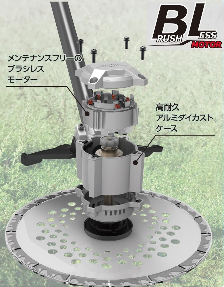 バッテリー無し】【Moonel】耕運機 家庭用 小型 軽量 コードレス