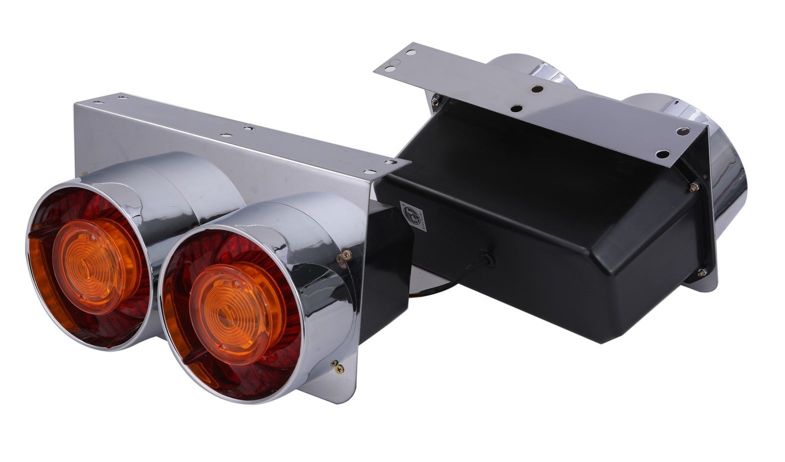 24V 2連 丸型 テールランプ レトロ ロケット ウインカー 2個 左右