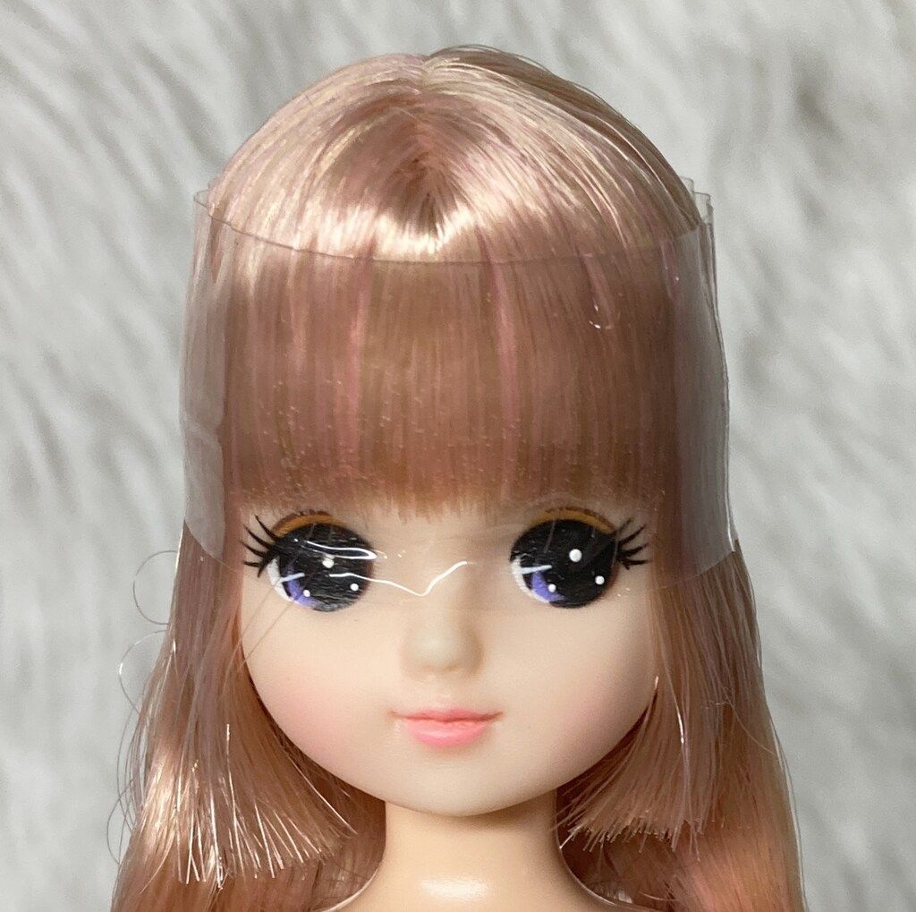 リトルファクトリー リカちゃんキャッスル おたのしみドール きらちゃん MIXピンクベージュ 姫カットウェーブロング