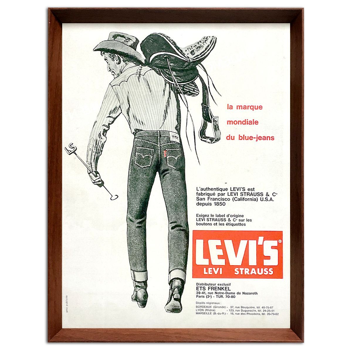 1950 Wood Frame Vintage Poster ポスター 1950~ Wood Frame Vintage Poster ポスター