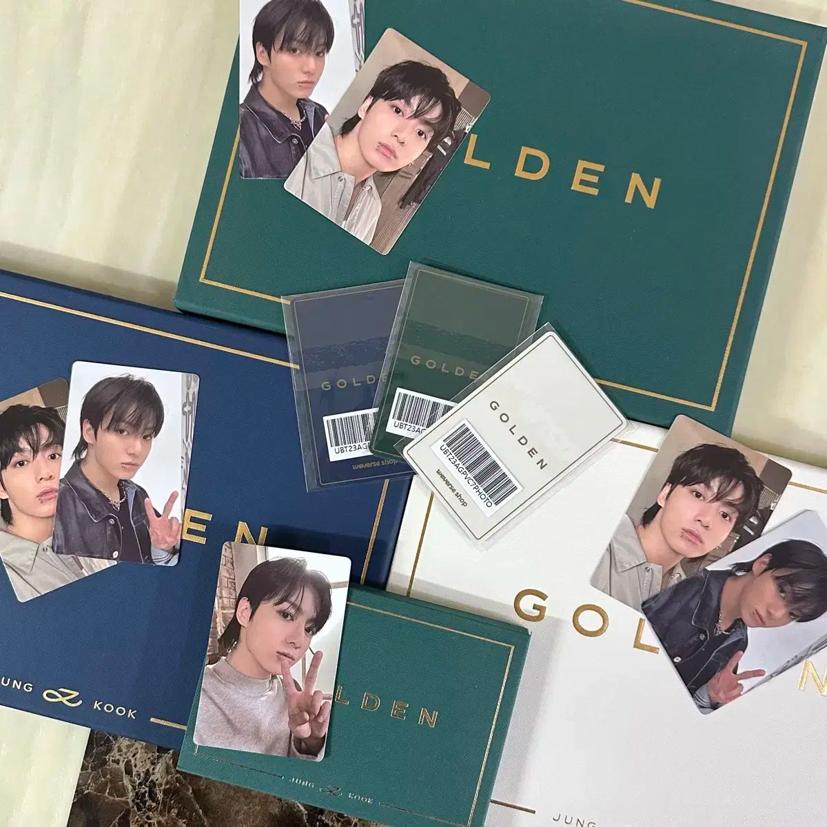 BTS ジョングク(JUNGKOOK・JK・グク) GOLDEN アルバム + WEVERSE