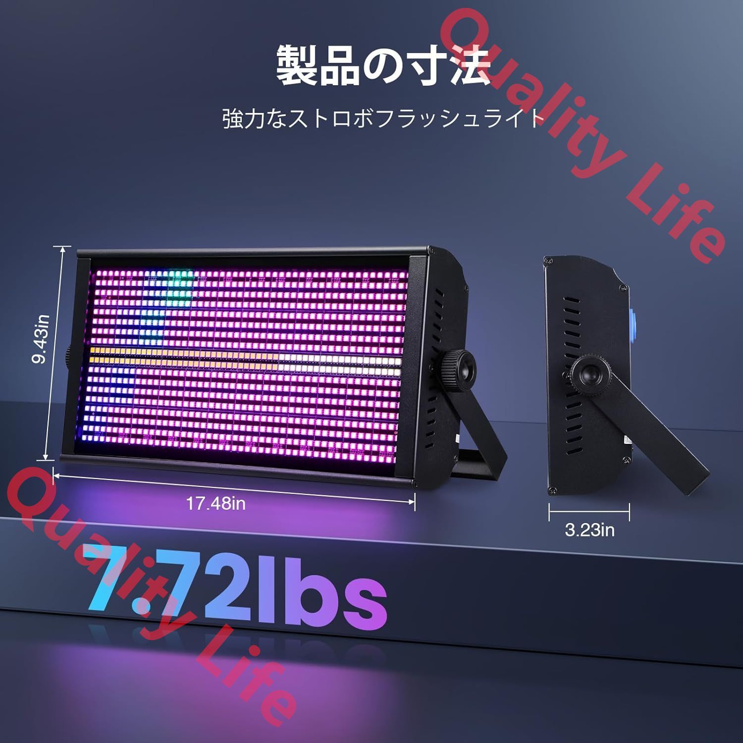 LF4808 260w マトリックスストロボ効果ライト ウォッシュストロボおよびブラインダー ステージライト効果 音声反応フラッシュステージ照明 アップライト DMX DJ ライトパーティー ウェディング クラブ バー ショー