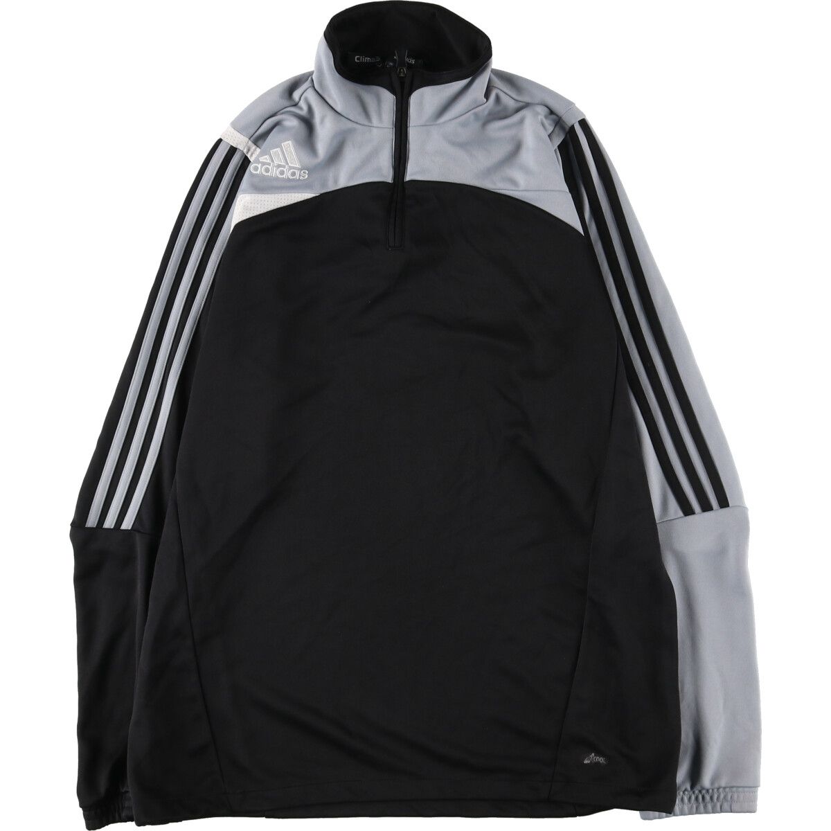 人気沸騰ブラドン 古着 プル ハーフジップ CLIMA365 adidas アディダス 00年代 アディダス