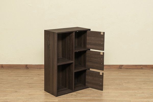マルチラック 鍵付き 収納家具 本棚・ラック・カラーボックス FB