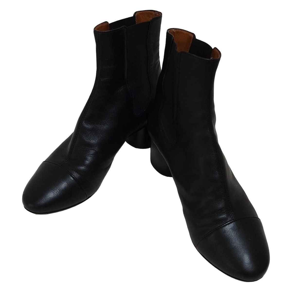 ISABEL MARANT イザベルマラン ショートブーツ 36 レディース - 黒 サイドゴア レザー