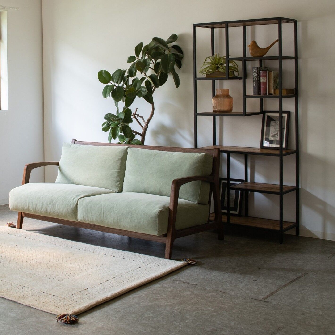 ORDO（オルド）マンゴーウッド×アイアン オープンラック 送料無料 完成品 ORDO（オルド）マンゴーウッド×アイアン オープン