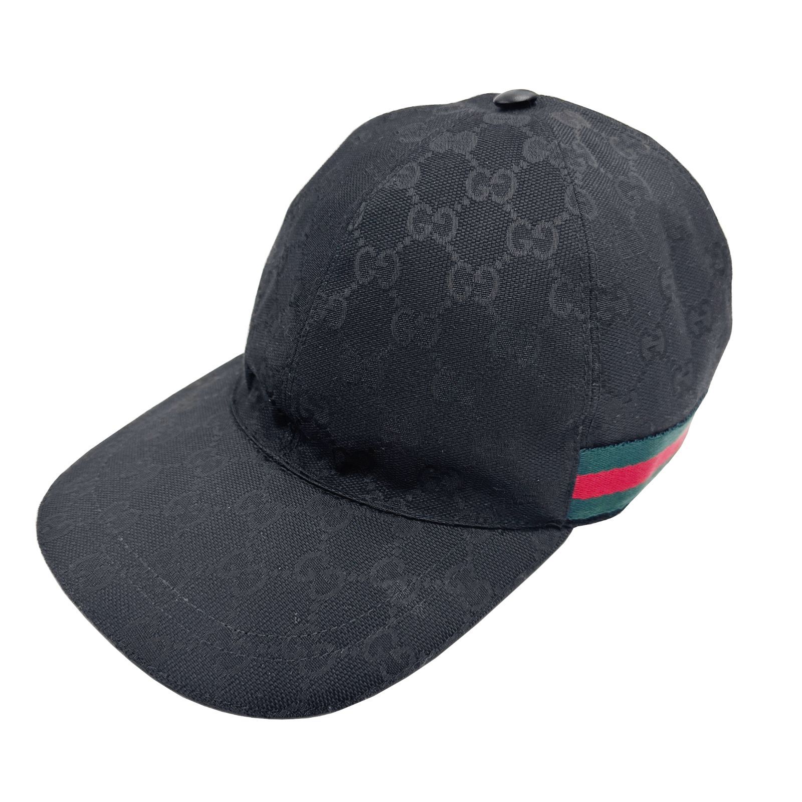 中古】GUCCI グッチ ベースボールキャップ GGキャンバス 200035