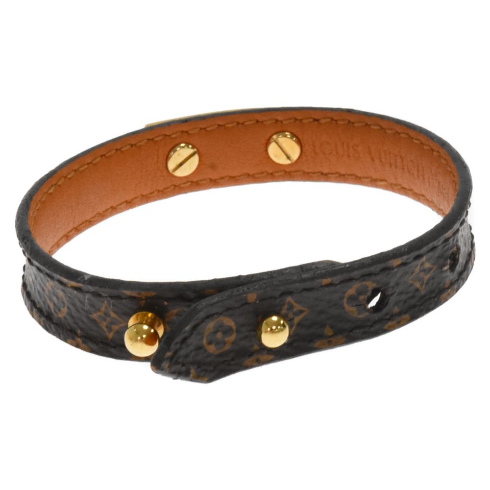 ルイヴィトン ブラスレ・ロゴマニア モノグラム ブラウン ブレスレット