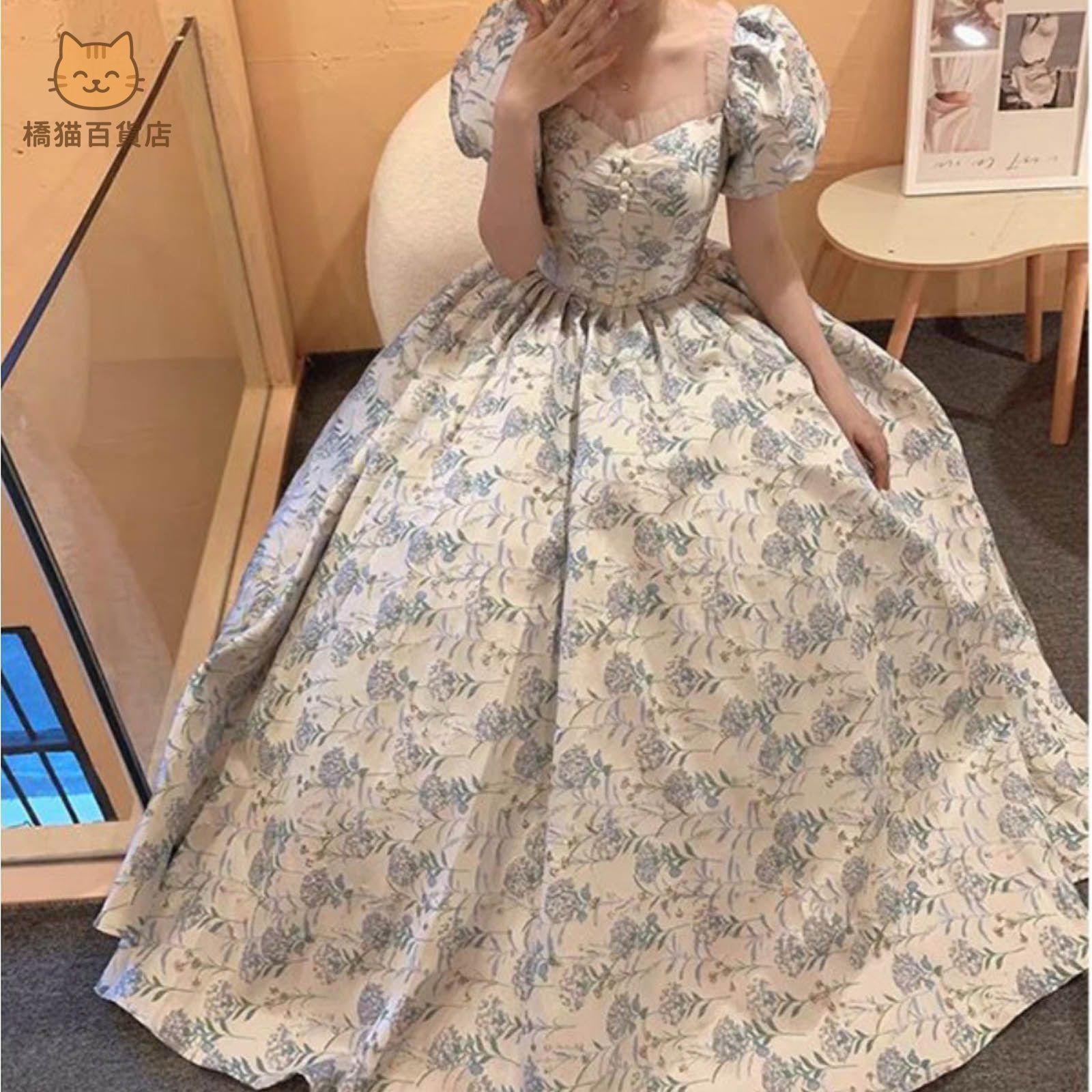 美品 ドゥーズィエムクラス Beauty Skirt ロングフレア コットン L