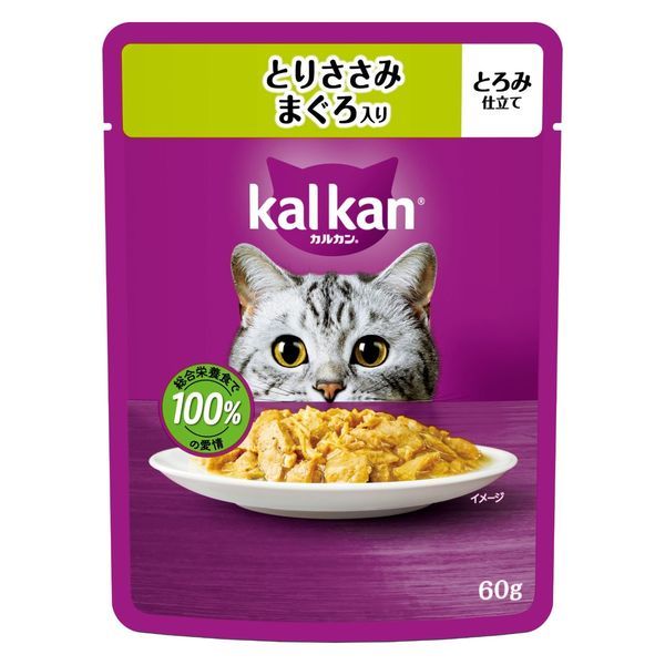 同梱不可 120個セット マースジャパン カルカンパウチ とりささみ まぐろ入り 60g