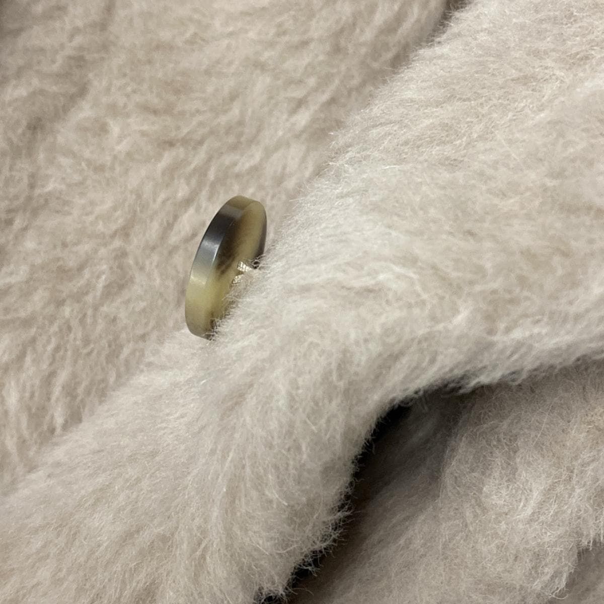 Max Mara マックスマーラ ポンチョ サイズ75cm レディース テディベア ケープ 23473619336 ベージュ アルパカ×ウール×シルク 2025AW 冬 GULLKHAN_COM