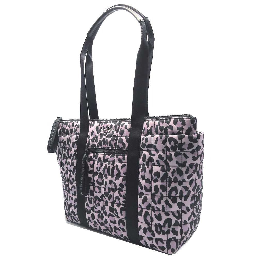 ケイトスペード バッグ トートバッグ kate spade NEW YORK CAMDEN レオパード スモール トート A4対応 肩掛け KI842 500 バイオレットミストマルチ アウトレット レディース