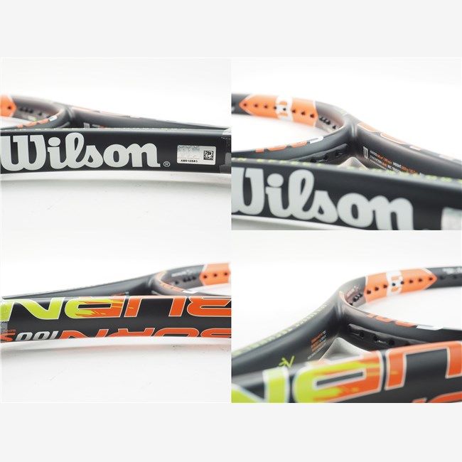 中古 テニスラケット ウィルソン バーン 100エス 2015年モデル (G2)WILSON BURN 100S 2015