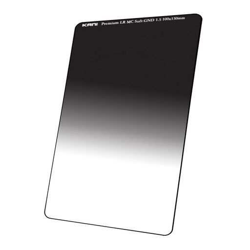 KANI100mm幅角型フィルターハーフNDフィルターPremiumLRMCSoftGND1.5100x150mm減光効果最大5絞り分色カブリ抑制低反射撥水撥油防汚ナノコーティング812223