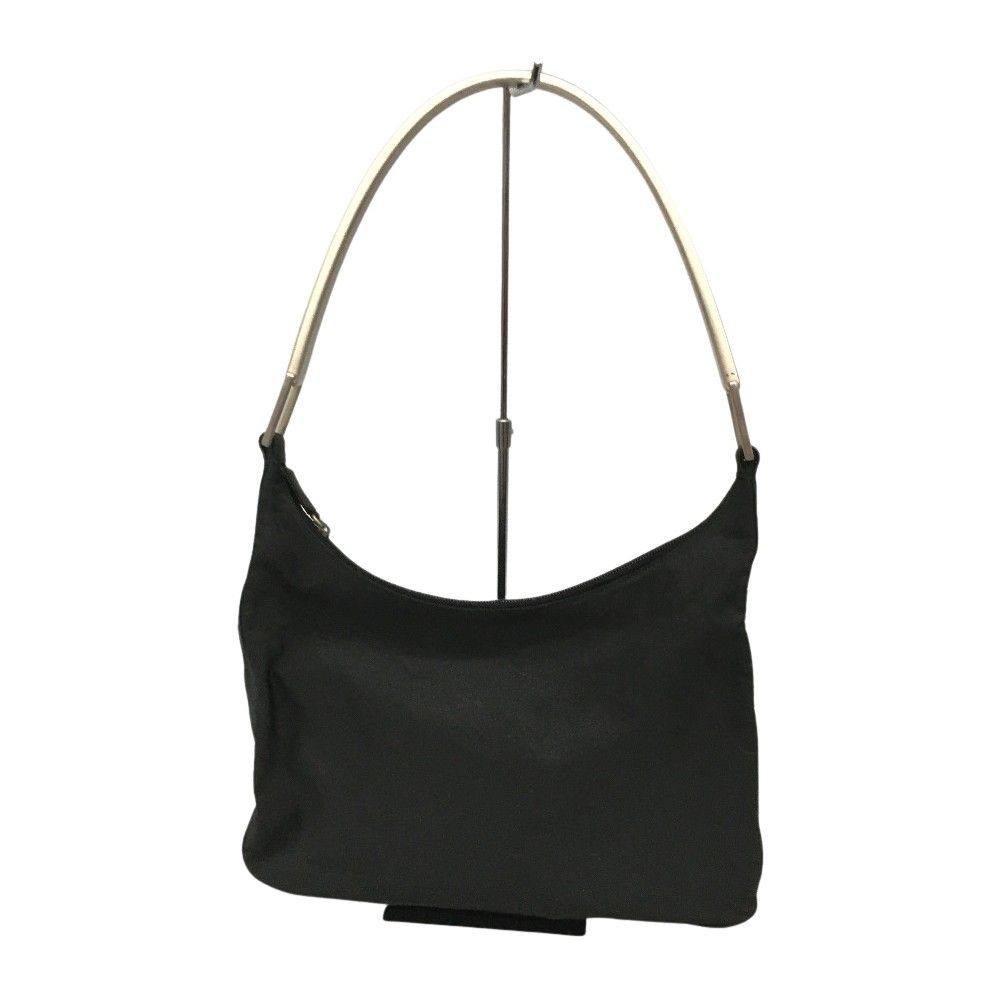 △△PRADA ショルダーバッグ メタルハンドル ブラック