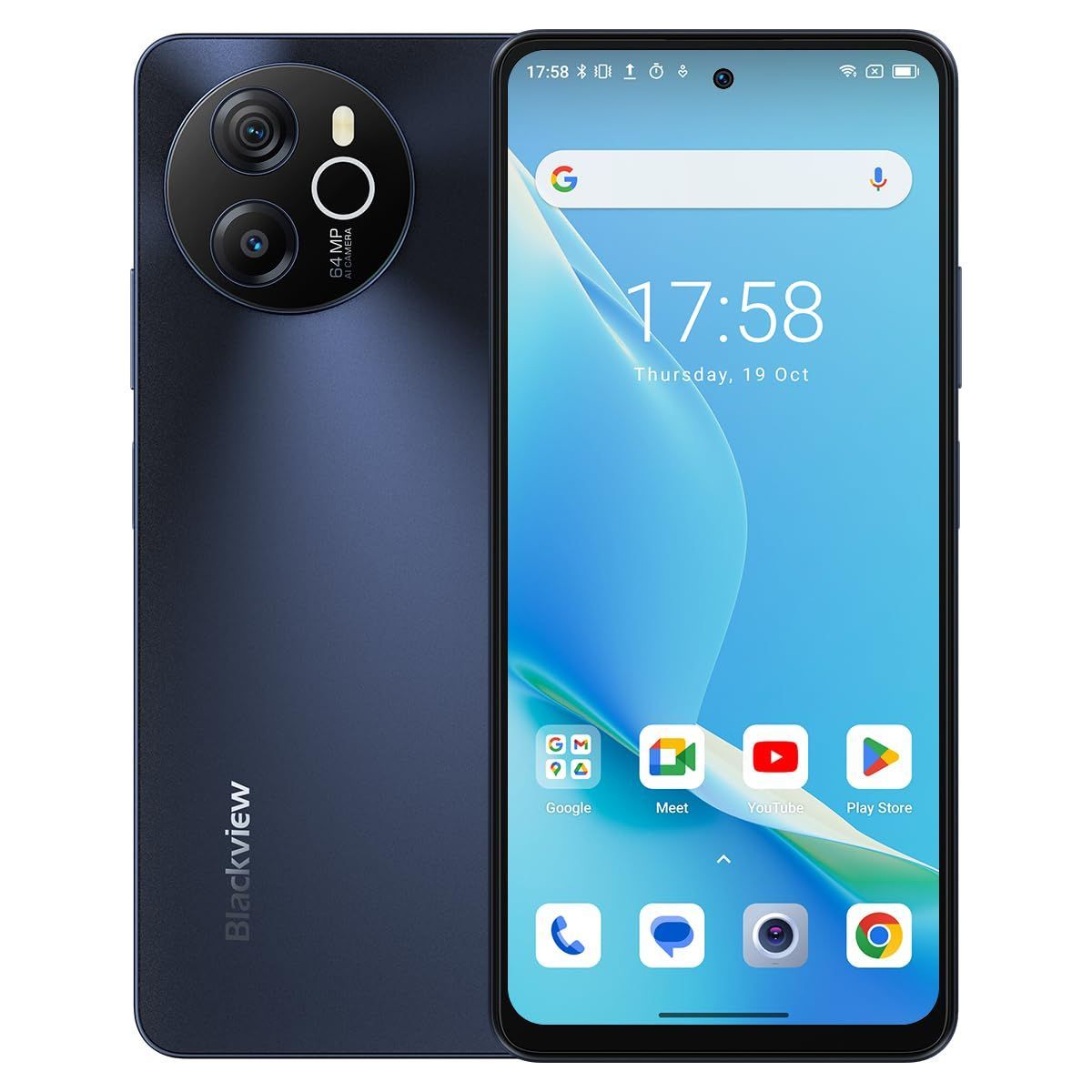特別価格　SIMフリー スマホ Shark8 本体 4G 6.78インチ大画面 16GB+128GB 新登場】Blackview 8コアCPU 13MP+64MPデュアルカメラ Android 13 【2024 5000mAh大容量バッテリー 33W急速充電
