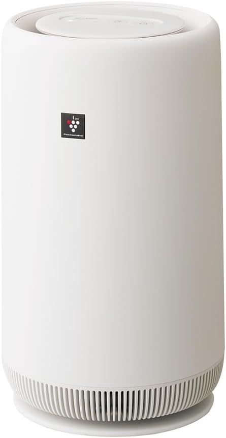 シャープ 空気清浄機 FU-SC01-W プラズマクラスター 7000 おすすめ畳数 6畳 360°下吸込み ナイトライト コンパクトタイプ