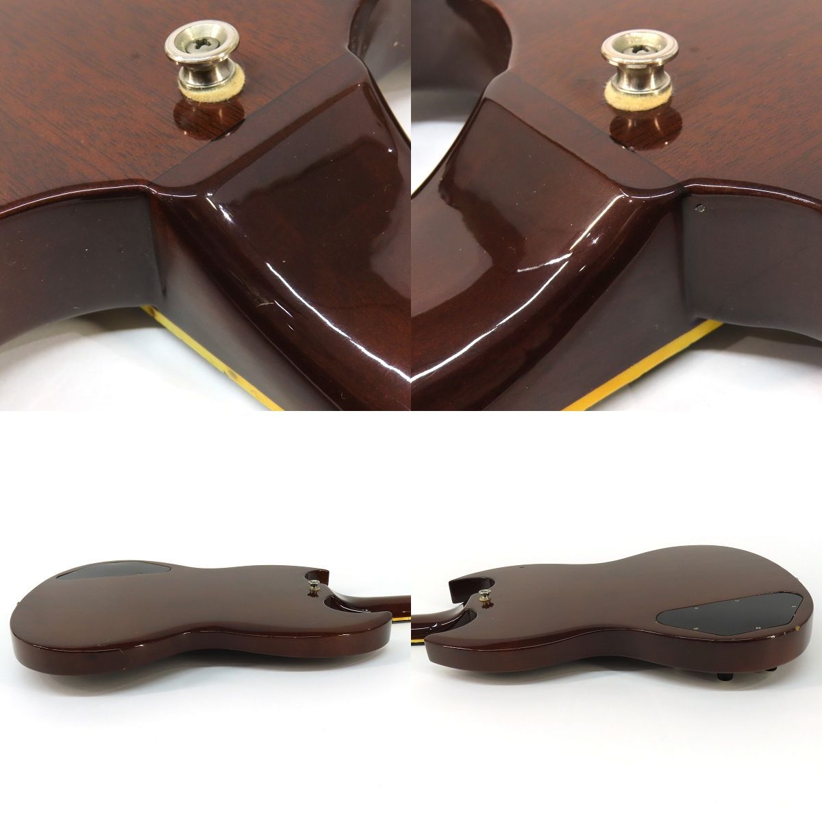 【希少】Aria Pro Ⅱ SL-420 SGタイプ エレキギター Aria Pro II アリアプロ2 SL-420 ウォルナット SGタイプ エレキ