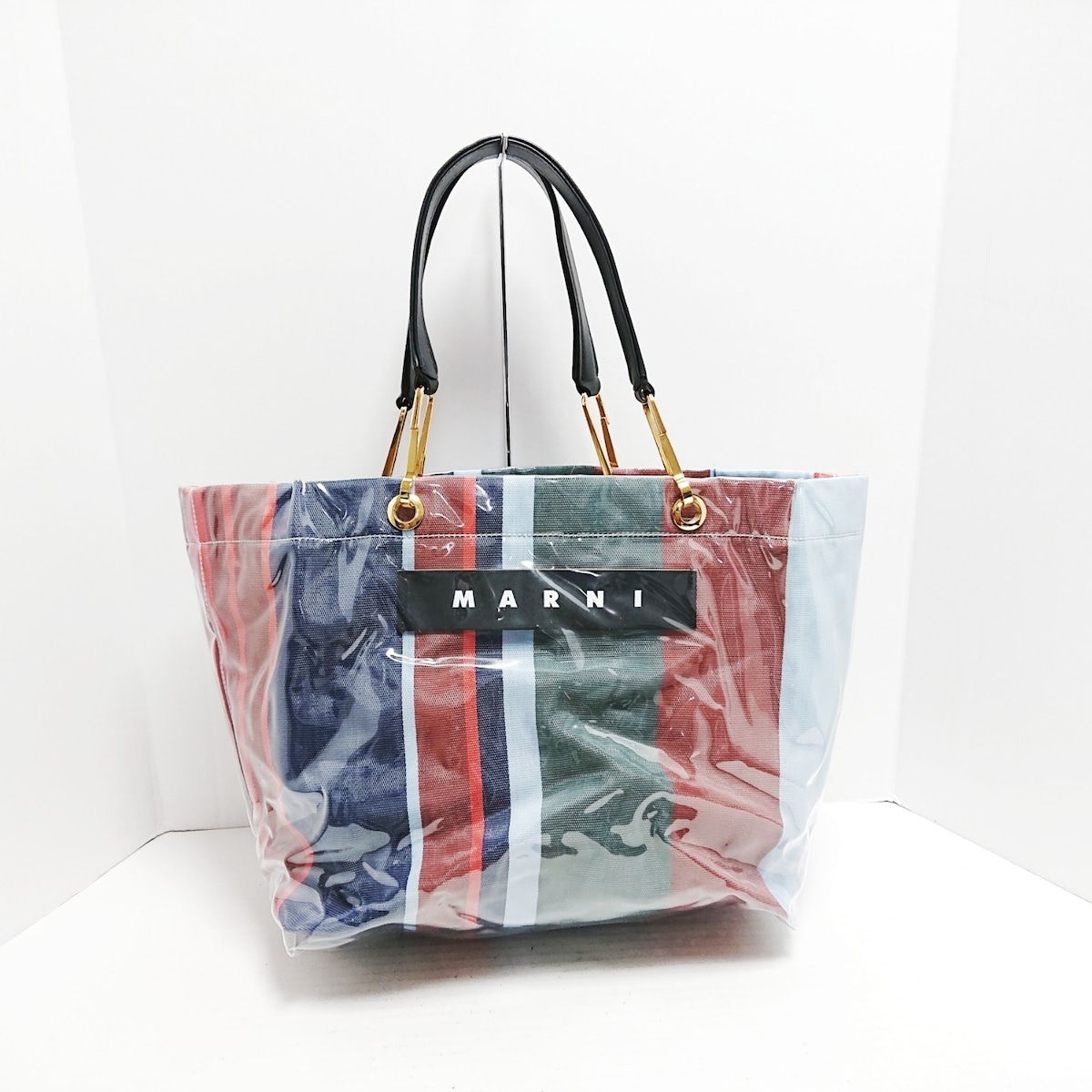 【格安】MARNI マルニ グロッシーグリップ PVCトートバッグ バッグ