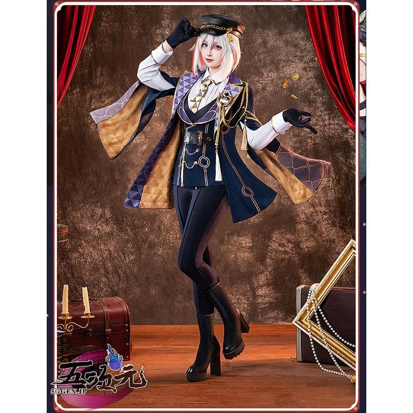 五次元 基萌 崩壊スターレイル コスプレ 崩スタ トパーズ 十の石心 衣装 ウィッグ 靴 追加 仮装