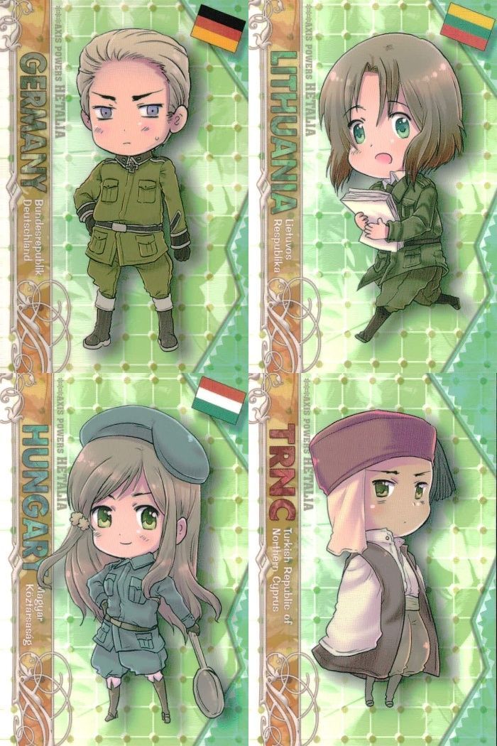 ux107 カード ヘタリア まとめ 北キプロス キプロス ハンガリー