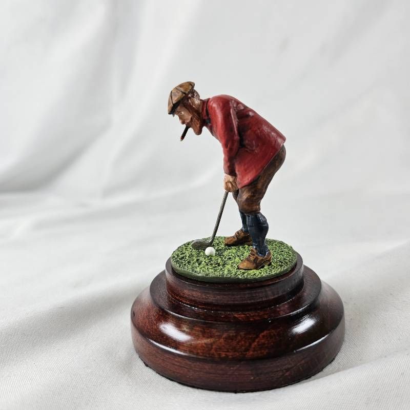 1988年製 英国ヴィンテージ ファインアートミニチュア パターゴルフ ガラスドーム付 IMPECCABLEHEALTHCARESERVICES_COM