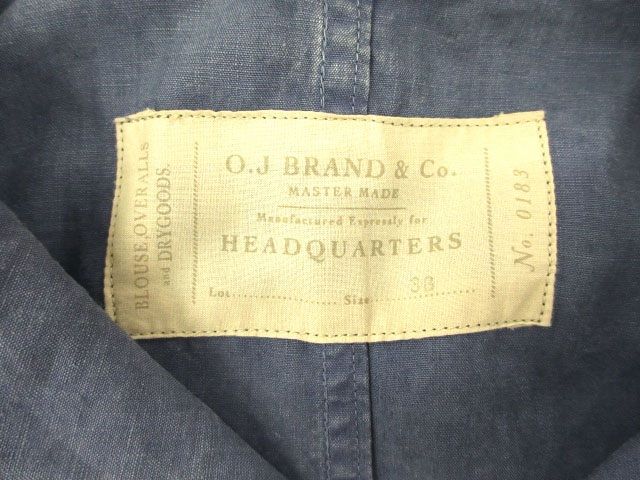 オールドジョー OLD JOE リネン カバーオール ジャケット 中古・古着通販】OLD JOE & Co. (オールドジョー) リネン