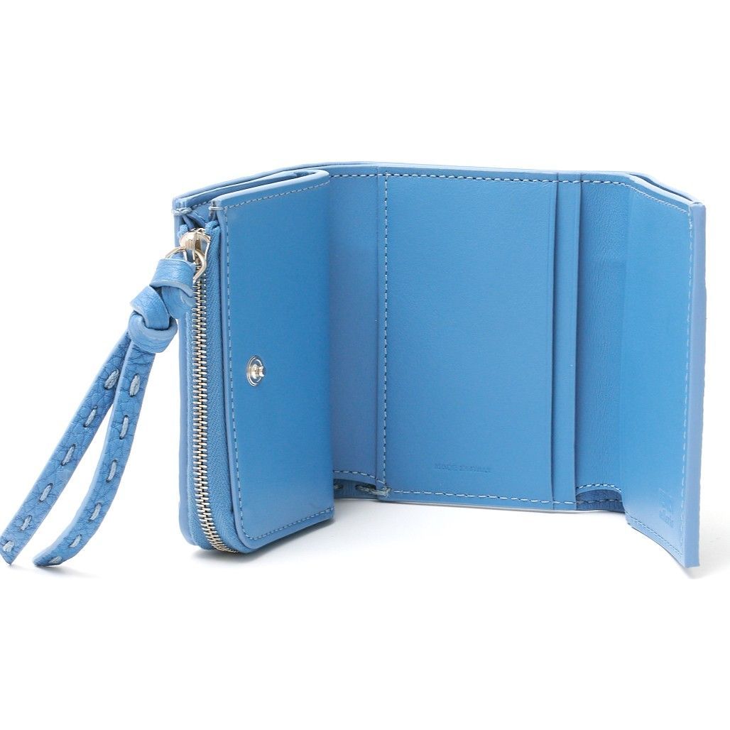 Chloeクロエ ミニ財布 水色 ブルー（青）系 Chloe(クロエ) 折りたたみ