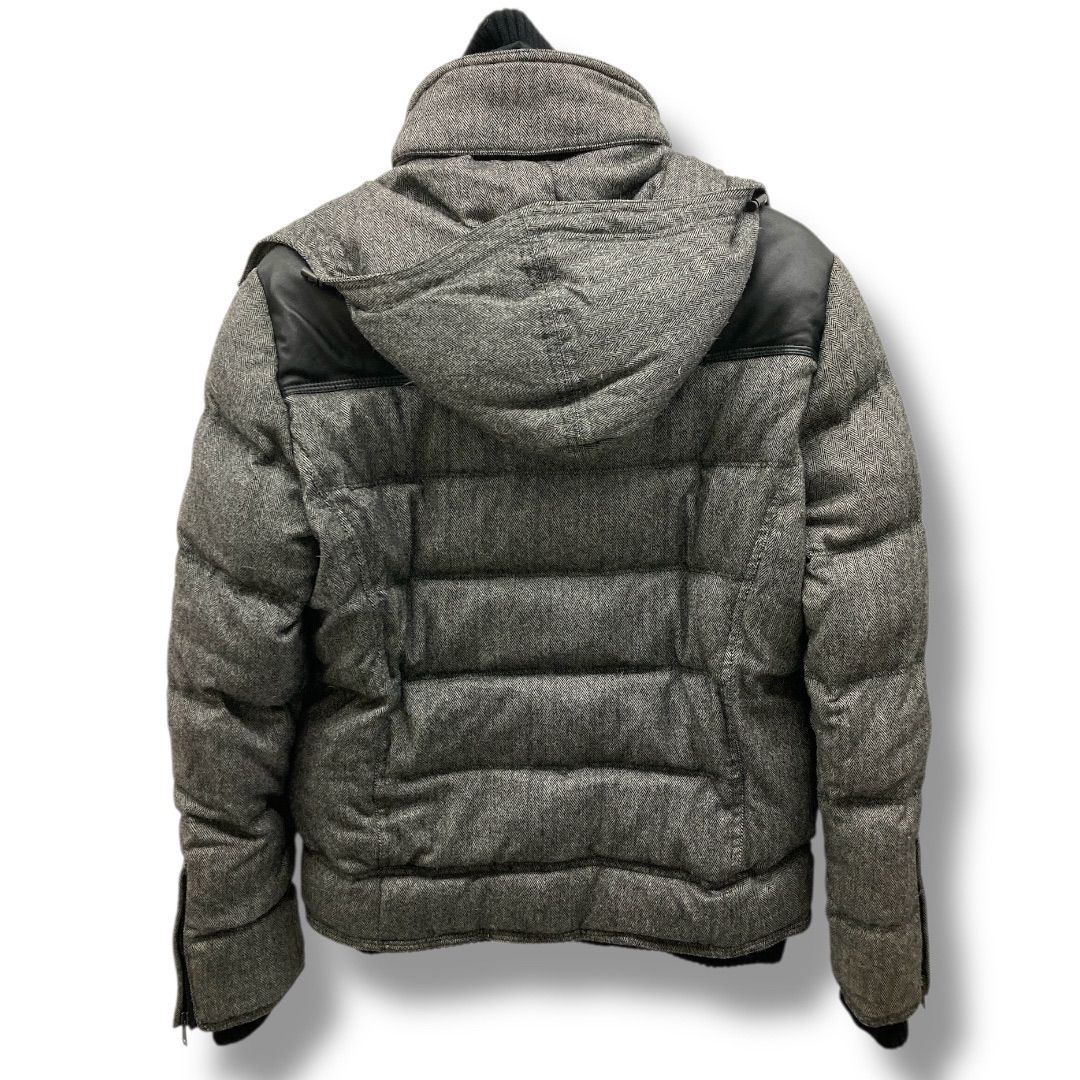 AKM エイケイエム CASHMERE TWEED DOWN JKT カシミアツイードダウン 