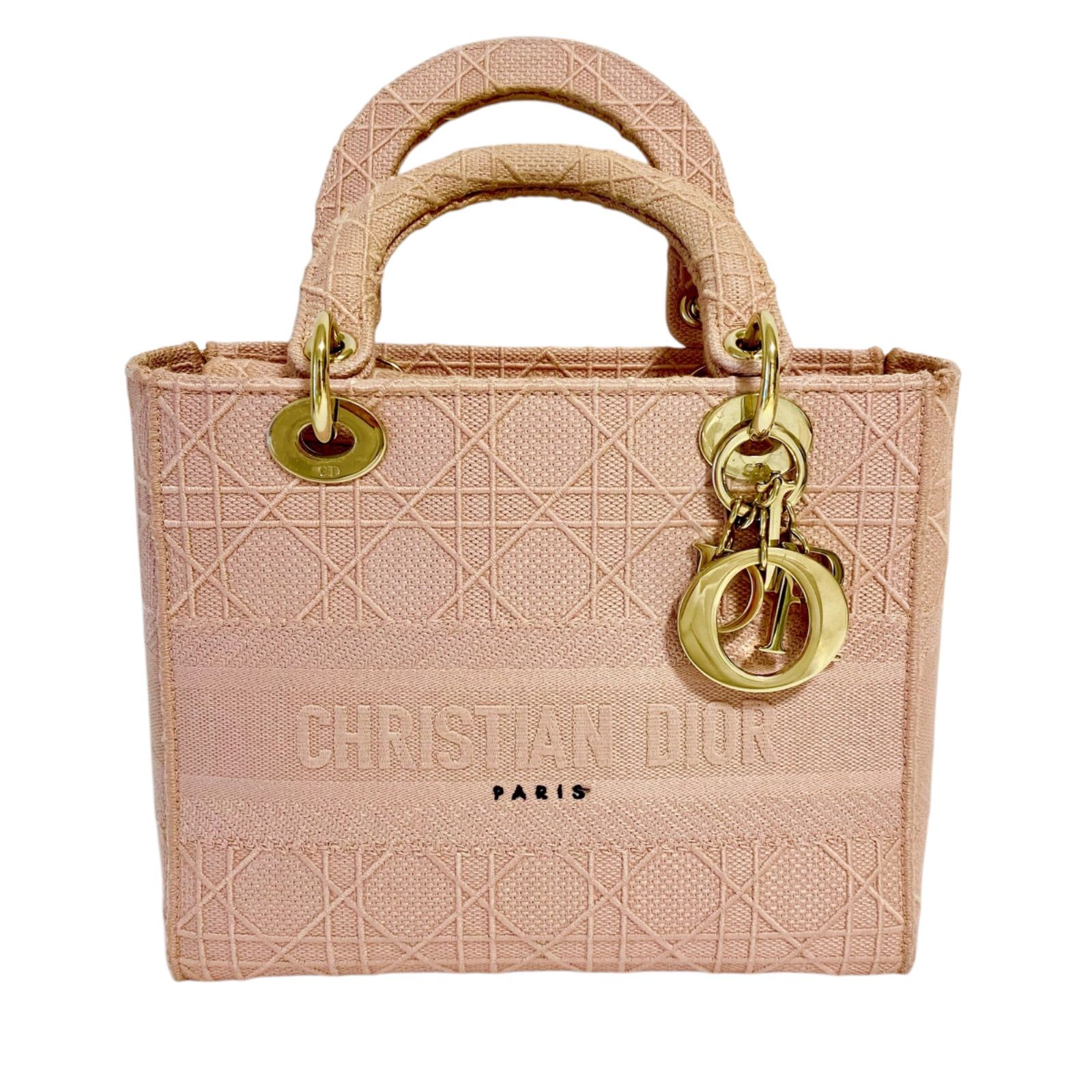 Christian Dior キルティング ハンドバッグ Christian Dior ホワイト キルティング ハンドバッグ - メルカリ