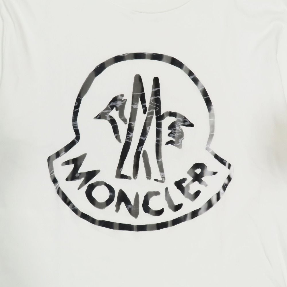 美品 23SS MONCLER モンクレール MAGLIA MANICHE CORTE メタル 美品 23SS MONCLER モンクレール MAGLIA MANICHE CORTE メタル