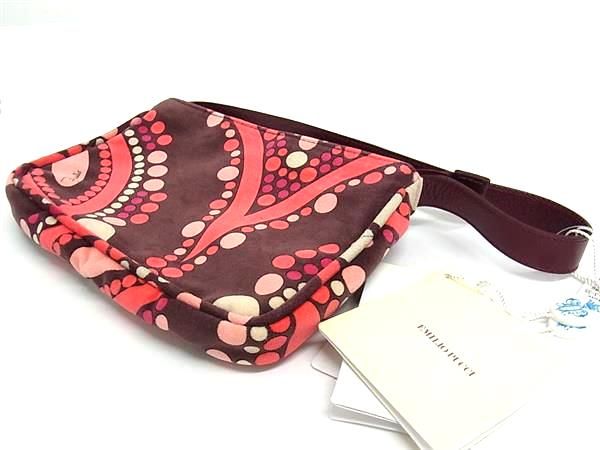 □美品□ EMILIO PUCCI エミリオプッチ コットン100%×レザー