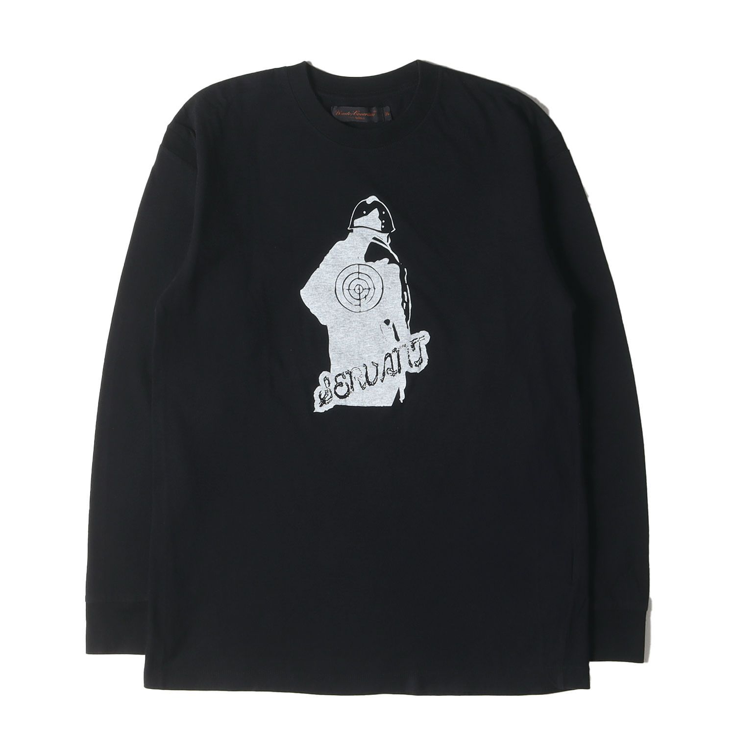 UNDERCOVER アンダーカバー Tシャツ サイズ:M / 03SS ターゲットグラフィック ロングスリーブ Tシャツ / ブラック 黒 / トップス カットソー 長袖 / アーカイブ【メンズ】