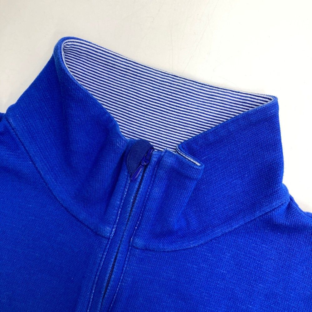 サイズ：XL BEAMS GOLF ビームスゴルフ  ハーフジップ 長袖Tシャツ  ネイビー系 [240101422259] ゴルフウェア メンズ ストスト BEAMS GOLF ビームスゴルフ ハーフジップ 長袖Tシャツ ネイビー