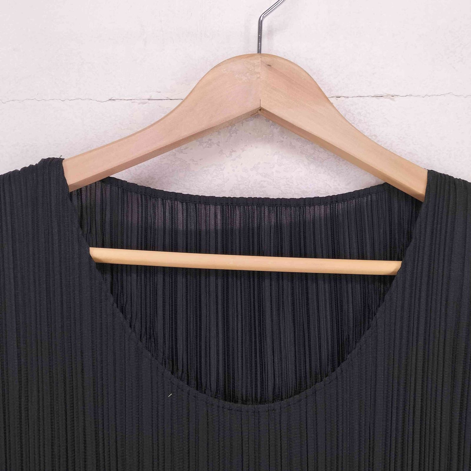 プリーツマキシワンピース