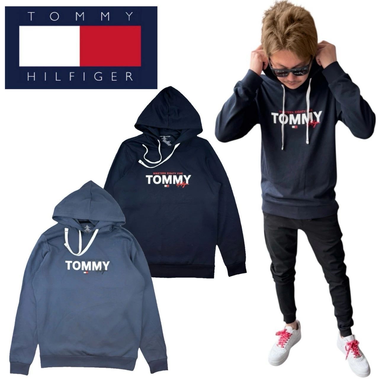 トミーヒルフィガー Tommy Hilfiger トップス パーカー フーディ 