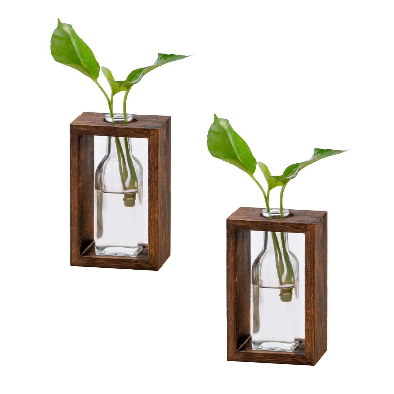 ガラス工芸ガラス細工フラワーベースインテリア置き物植木盆栽豪華