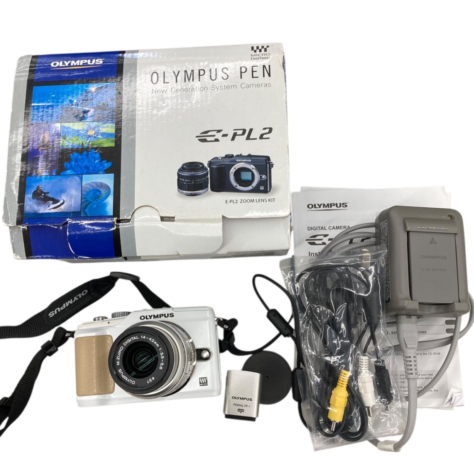 186000 現状品 OLYMPUS オリンパス ミラーレス一眼 OLYMPUS PEN E-PL2 