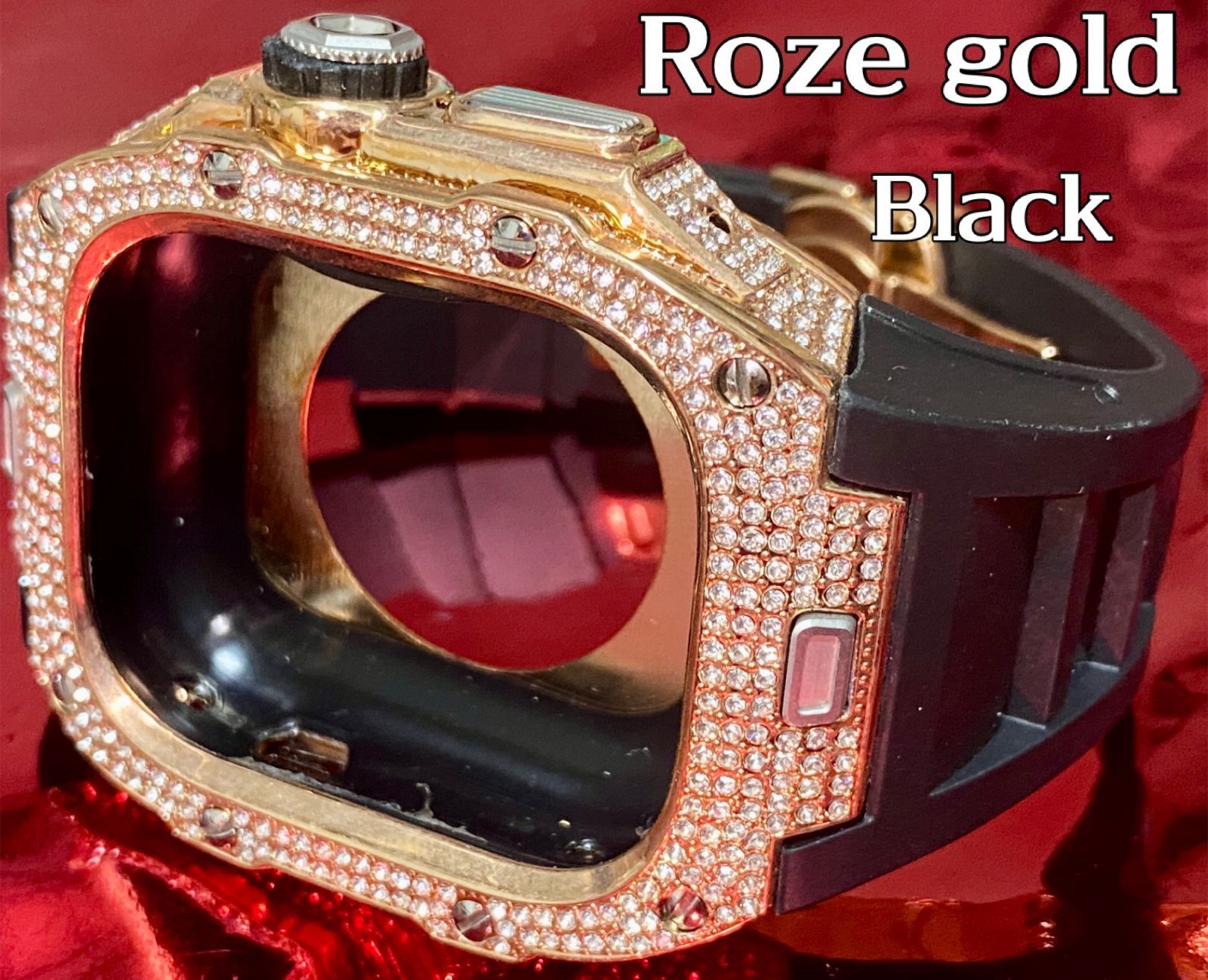 アップルウォッチラバーバンドベルトウルトラAppleWatchカバー49mm