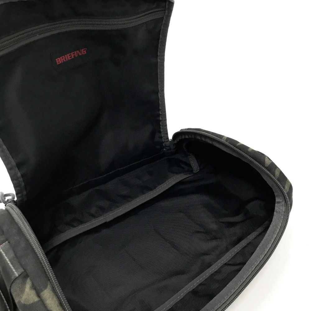 中古】ブリーフィング カモ柄 シューズケース 中古】ブリーフィング