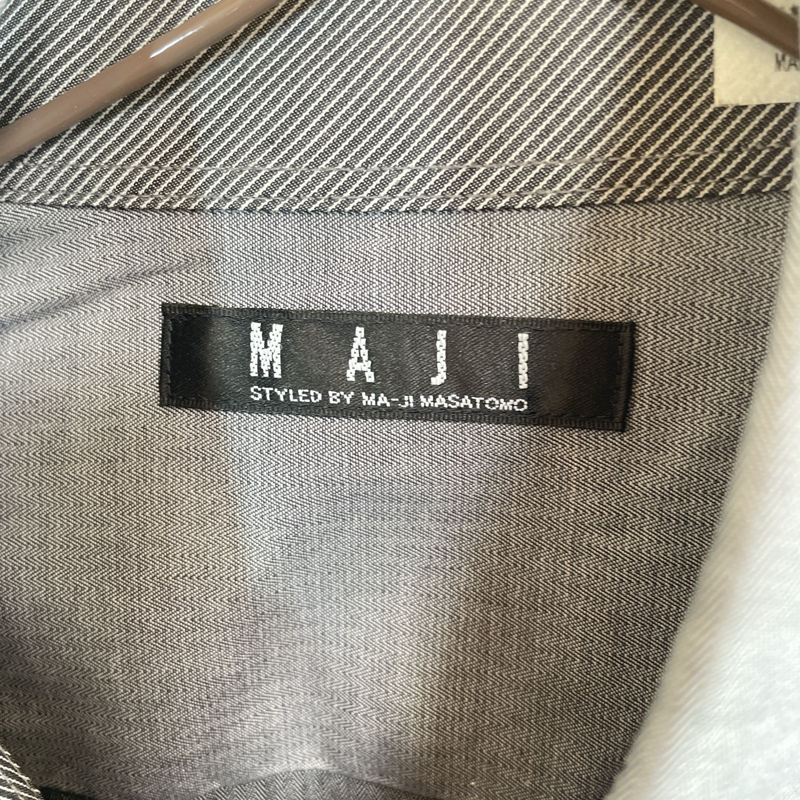 MAJI STYLED BY MA-JI MASATOMO マージ マサトモ M グレー 長袖シャツ