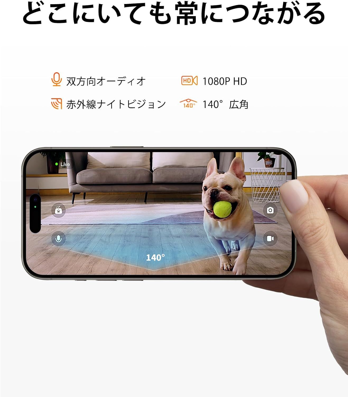 カメラ付き