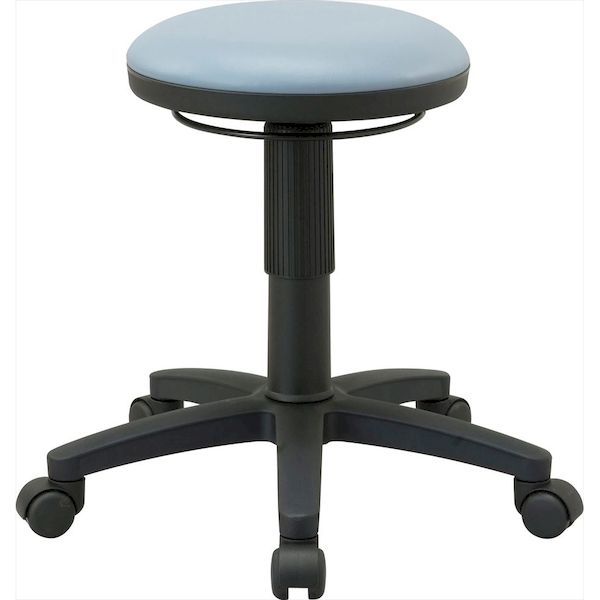 【新品・7営業日以内発送】ナカバヤシ RZR-104GYB ラウンドレバ－チェア／グレ－ブル－ RZR104GYB【沖縄離島販売不可】