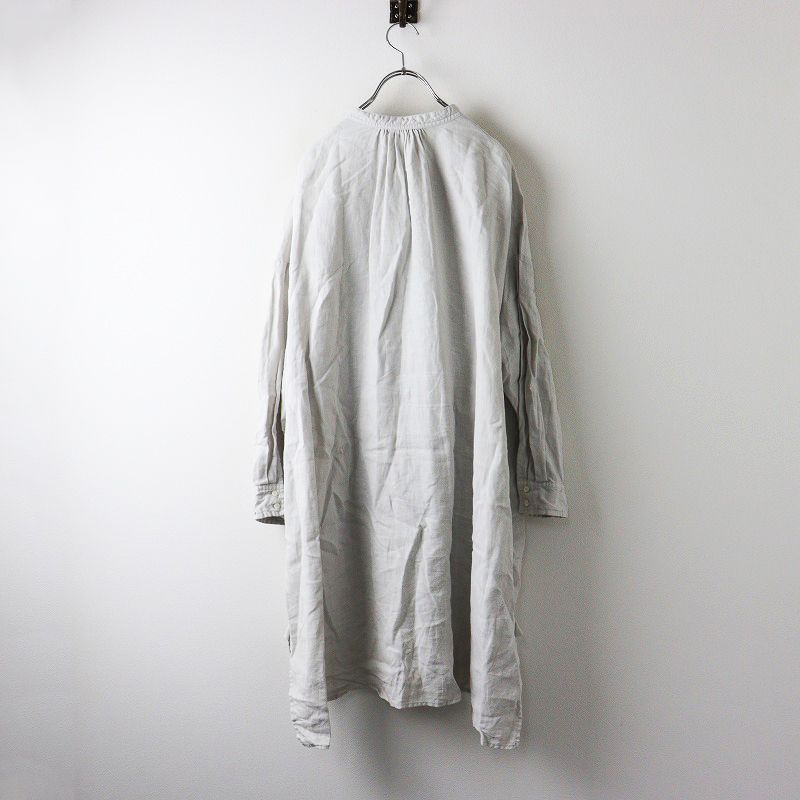 ネストローブ nest Robe リネン天然染めワークチュニック F/ライト