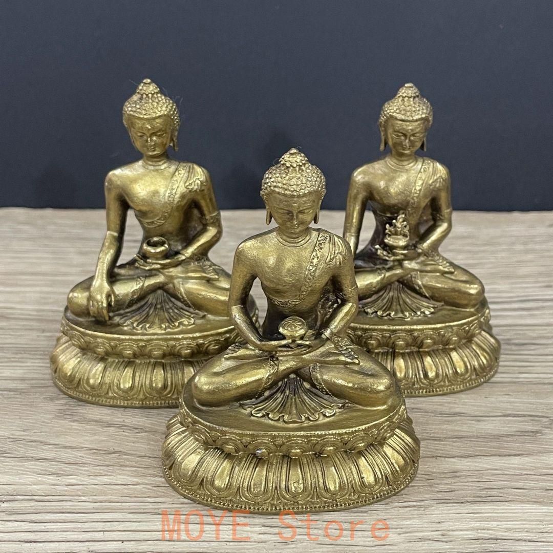 仏教美術 仏像 三宝仏 銅製 仏像 彫刻 置物 開運 風水 工芸品 仏教美術 仏像 三宝仏 銅製 仏像 彫刻 置物 開運 風水 工芸品