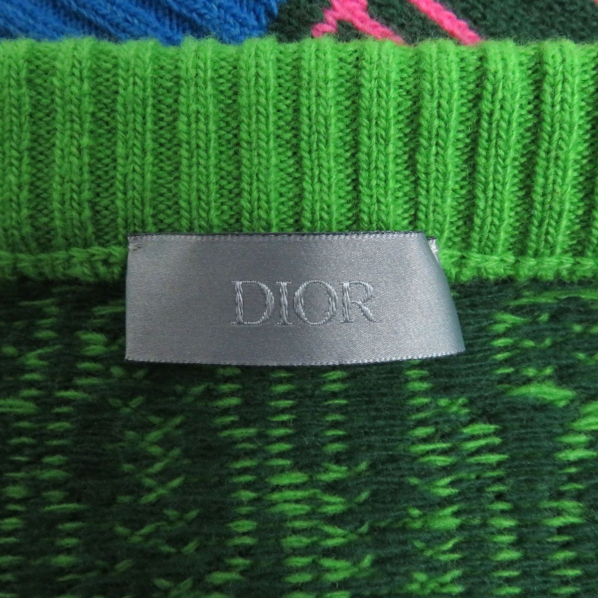 極美品□20AW ディオール×ショーン・ステューシー 033M622AT167 ロゴ総